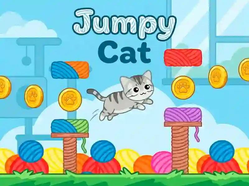 Гульня Jumpy Cat онлайн