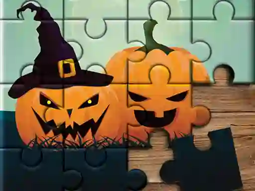 Гульня Halloween Puzzle онлайн
