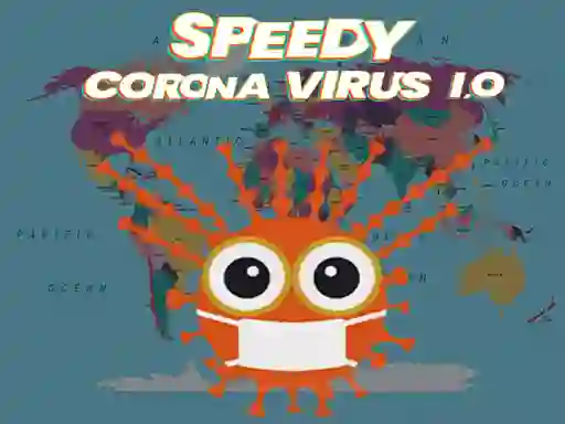 Гульня Speedy Corona Virus.io онлайн