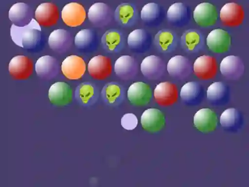 Гульня Aliens Bubble Shooter онлайн