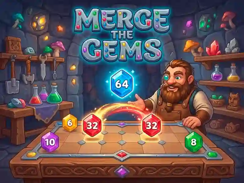 Гульня Merge the Gems онлайн