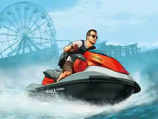 Гульня Jet Ski Puzzle онлайн