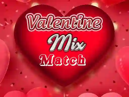 Гульня Valentine Mix Match онлайн