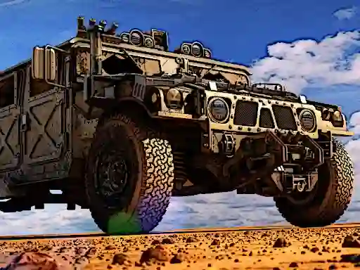 Гульня Military Transport Vehicle онлайн