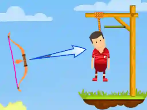 Гульня Gibbet - Archery game онлайн