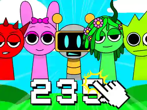 Гульня Sprunki Clicker Game онлайн