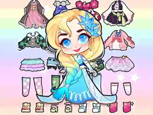 Гульня Hair Doll Dress Up World онлайн