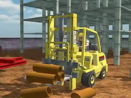 Гульня Forklift Drive Simulator онлайн