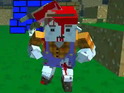 Гульня Pixel Gun Apocalypse 4 Zombie Invazion онлайн