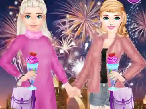 Гульня Bffs New Year Eve онлайн