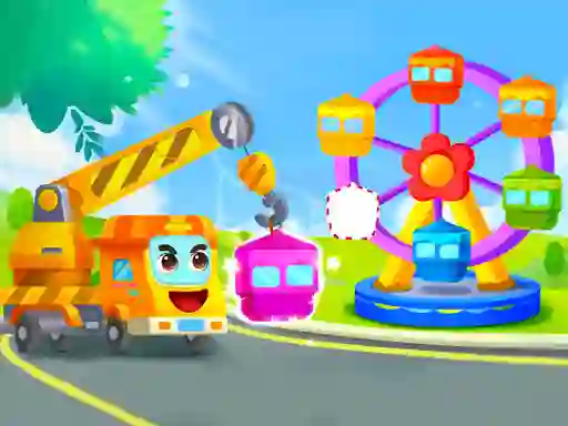 Гульня Little Panda Truck Team онлайн