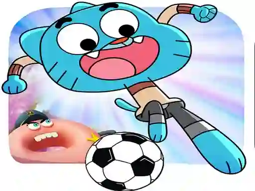 Гульня Gumball Soccer Game онлайн