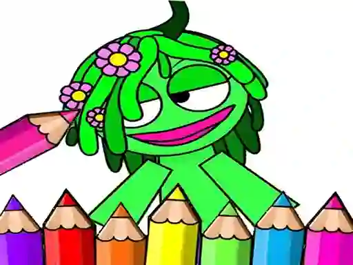 Гульня Sprunki Coloring Music Anime онлайн