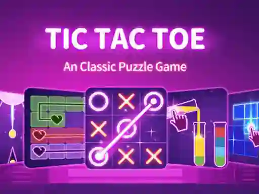 Гульня Tic Tac Toe: A Group Of Classic Game онлайн