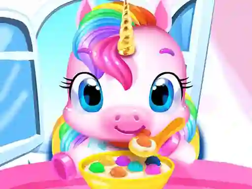 Гульня Magical Unicorn Pet Care онлайн