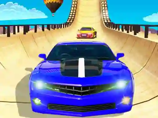Гульня Ramp Car Stunts Racing онлайн