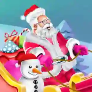 Гульня Design santas sleigh онлайн