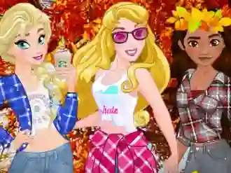 Гульня Princess Fall Flannels онлайн