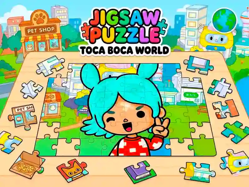 Гульня Jigsaw Puzzle: Toca Boca World онлайн