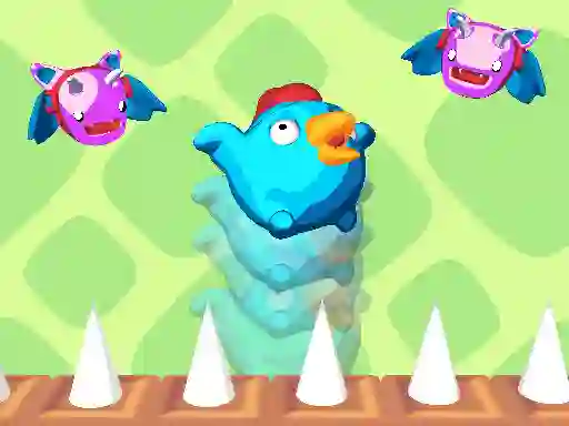 Гульня Bouncing Chick онлайн