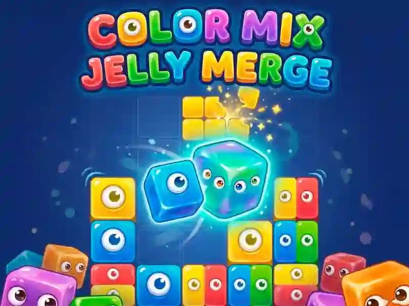 Гульня Color Mix - Jelly Merge онлайн