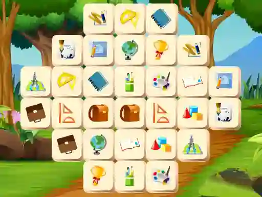 Гульня School Mahjong Deluxe онлайн