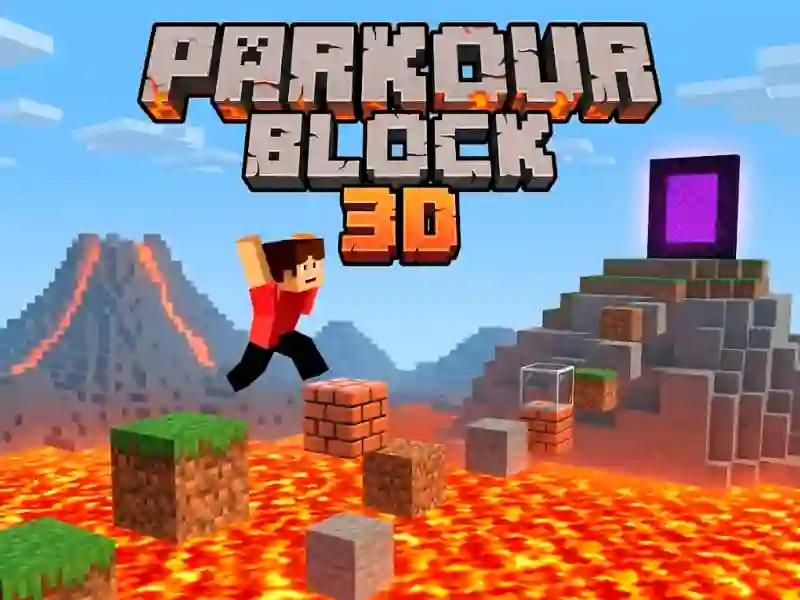 Гульня Parkour Block 3d онлайн