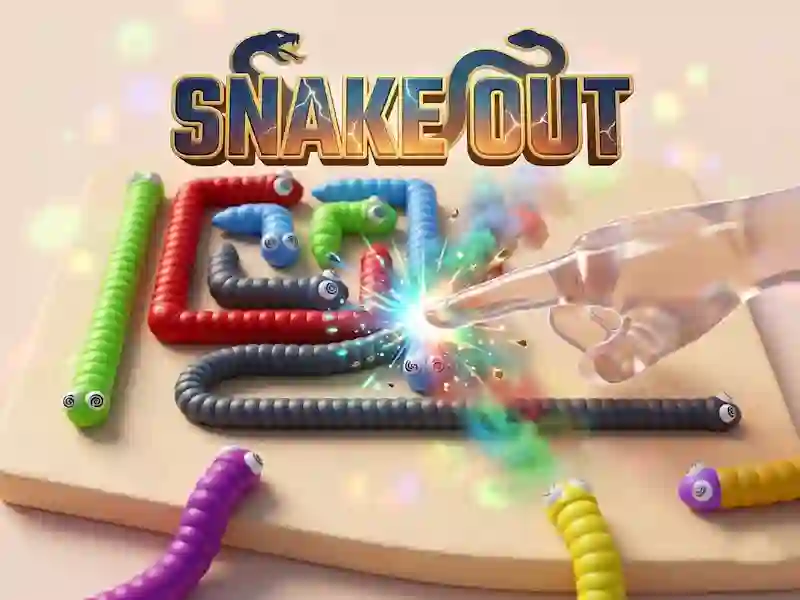 Гульня Snake Out онлайн