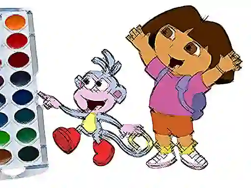 Гульня Cute Girl Coloring Book онлайн