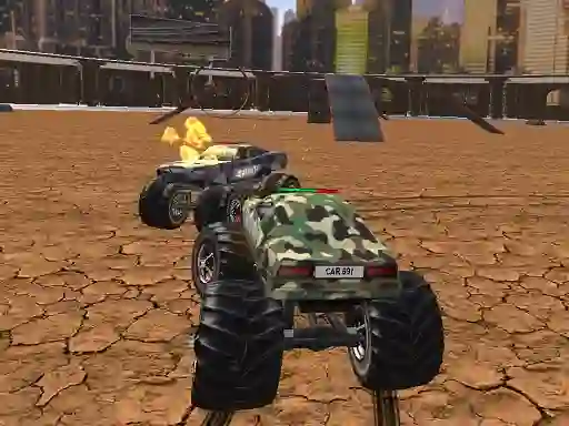 Гульня Demolition Monster Truck Army онлайн