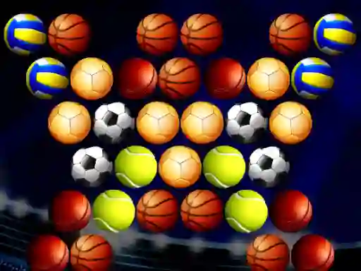Гульня Bubble Shooter Golden Football онлайн