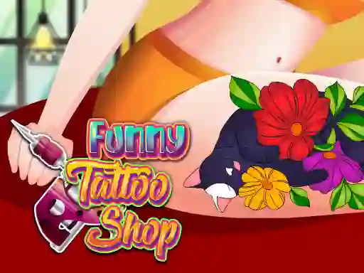 Гульня Funny Tattoo Shop онлайн