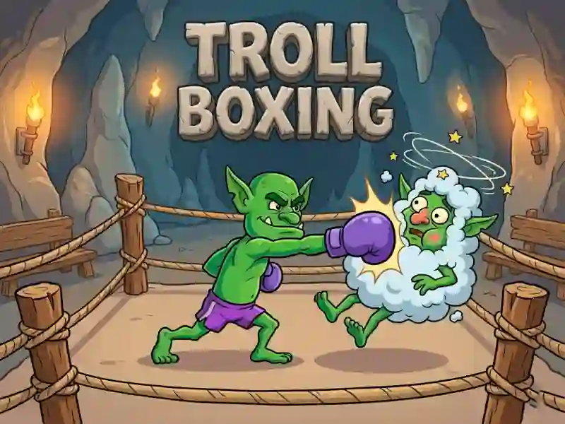 Гульня Troll Boxing онлайн
