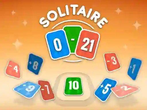 Гульня Solitaire Zero21 онлайн