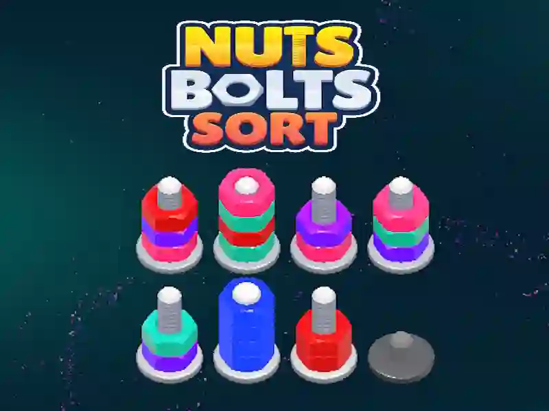 Гульня Nuts Bolts Sort онлайн