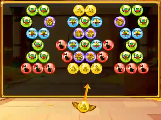 Гульня Bubble Shooter Egypt онлайн