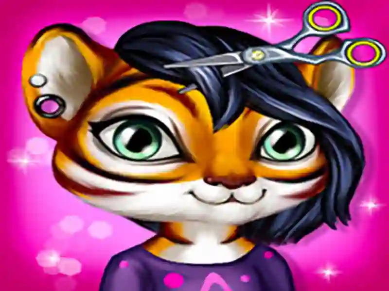 Гульня Cute Animal Hair Salon онлайн