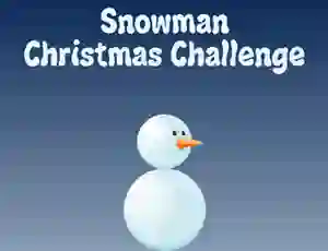 Гульня Snowman Christmas Challenge онлайн