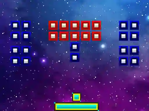 Гульня Space Brickout онлайн