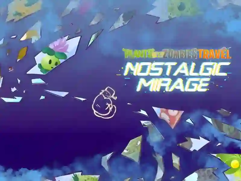 Гульня Plants vs Zombies – Travel Nostalgic Mirage онлайн