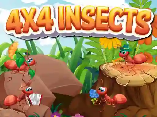 Гульня 4x4 Insects онлайн