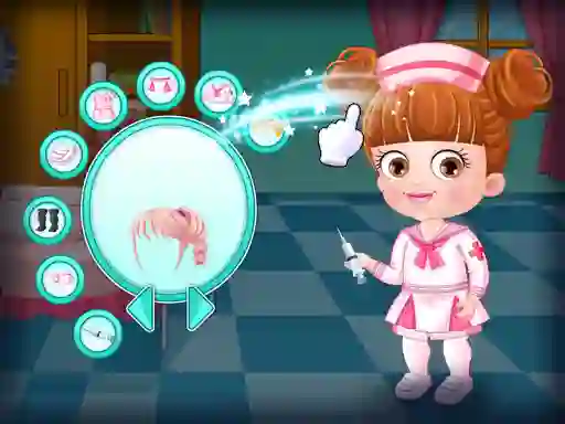 Гульня Baby Hazel Doctor Dressup онлайн
