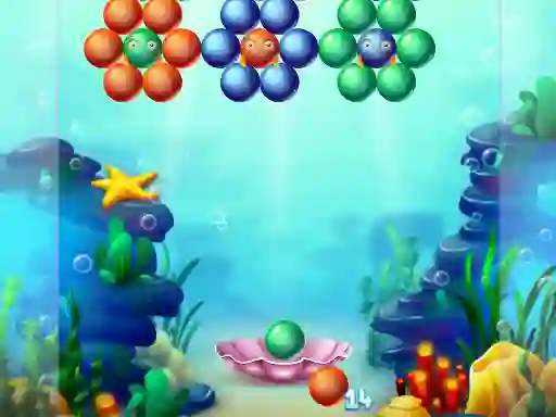 Гульня Aqua Bubble Shooter онлайн