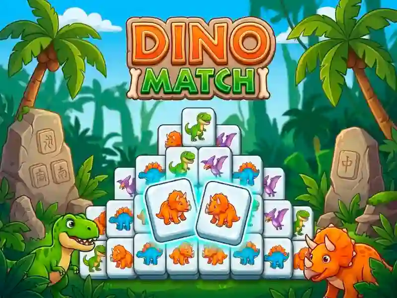 Гульня Dino Match онлайн