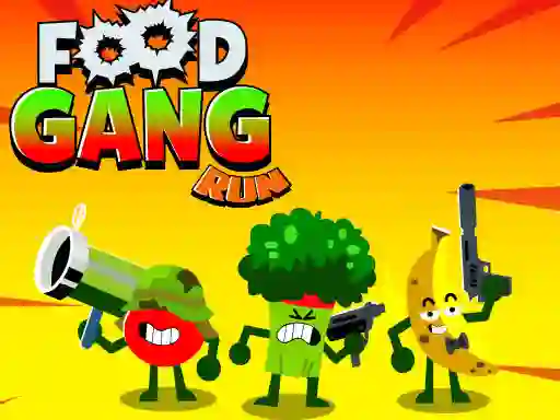 Гульня Food Gang Run онлайн
