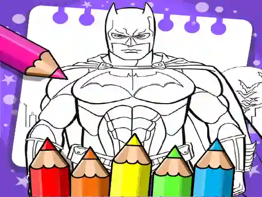Гульня Batman Beyond Coloring Book онлайн