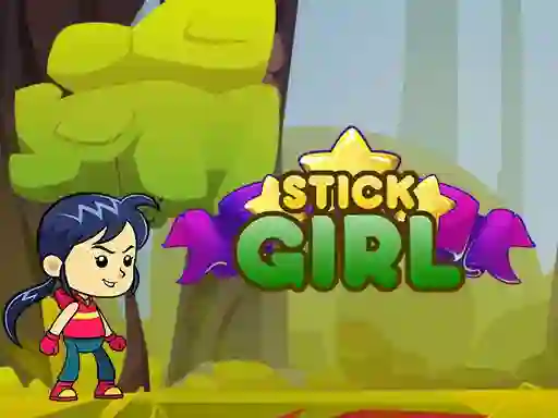 Гульня Stick Girl онлайн