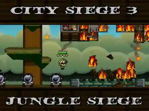 Гульня City Siege 3: Jungle Siege онлайн