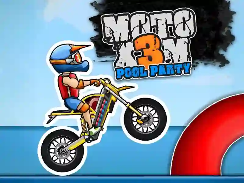 Гульня Moto X3M  Pool Party онлайн