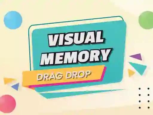 Гульня Visual Memory Drag Drop онлайн